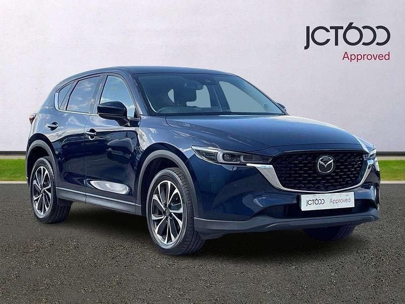 Blue Used 2022 Mazda CX-5 Edition SUV | £19,288 (Fair price) - Image 1/4