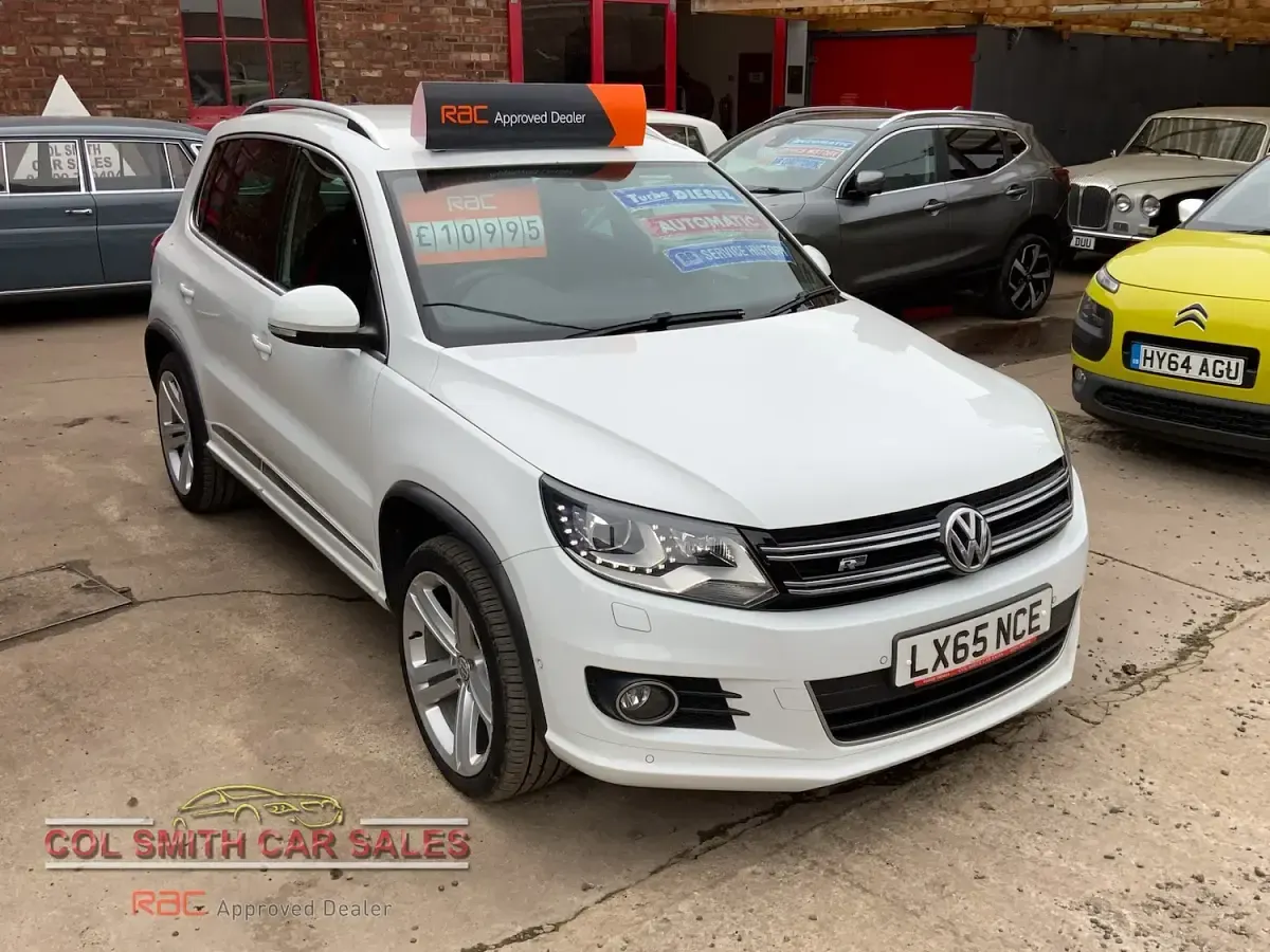 Used VW Tiguan R-line 150 HP (110 kW) 2015 White SUV