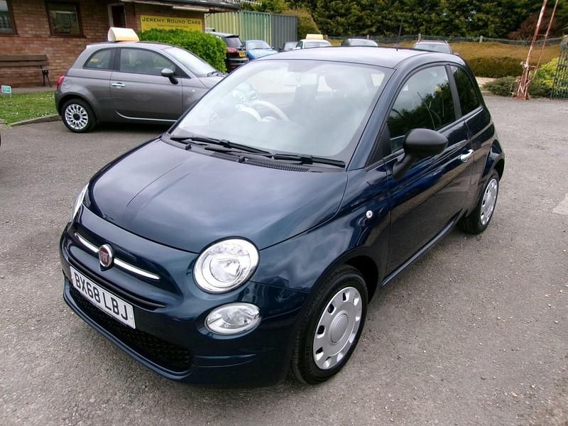 Used Fiat 500 Pop 69 HP (50 kW) 2018 Blue Hatchback