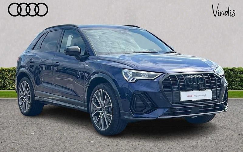 Blue Used 2025 Audi Q3 Black Edition SUV | £37,643 (A bit pricey) - Image 1/4