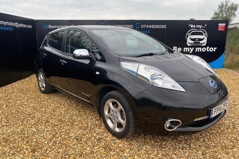 Black Used 2014 Nissan Leaf Acenta Hatchback | £3,999 (Good price) - Image 1/1