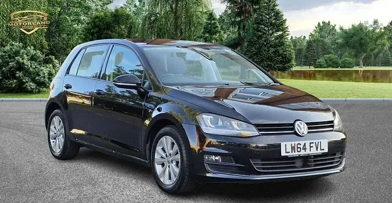 Used VW Golf VII S 105 HP (77 kW) 2014 Black Hatchback