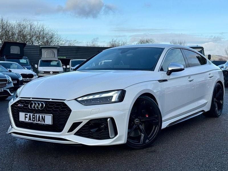 White Used 2021 Audi RS5 Sportback Design Hatchback | £39,999 (Good price) - Image 1/4