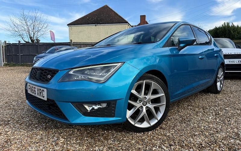 Used Seat Leon FR 150 HP (110 kW) 2016 Blue Hatchback