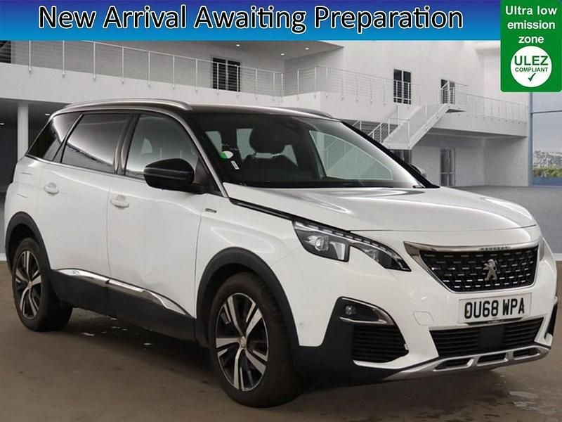 White Used 2018 Peugeot 5008 GT-line MPV | £14,300 (Fair price) - Image 1/4