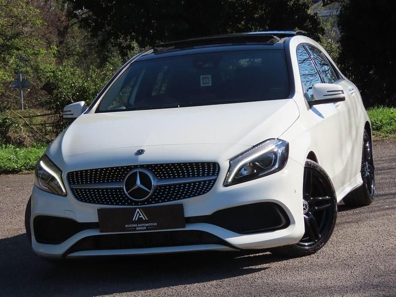 Used Mercedes A200 AMG Line Premium Plus 2018 White Hatchback