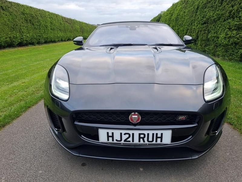 Used Jaguar F-Type Chequered Flag 340 HP (250 kW) 2021 Grey Cabriolet