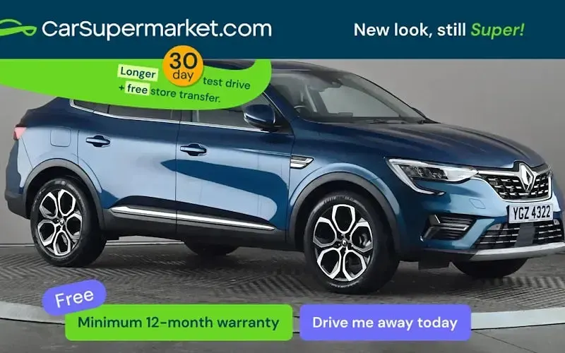 Begagnad Renault Arkana Version S 143 HK (105 kW) 2022 Blå SUV