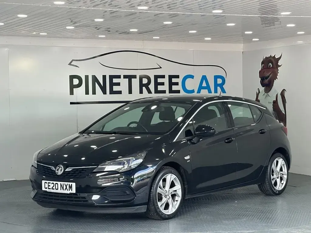 Used Vauxhall Astra SRi 145 HP (106 kW) 2020 Black Hatchback