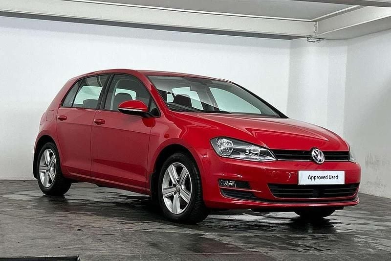 Red Used 2015 VW Golf VII Match Hatchback | £11,495 (Fair price) - Image 1/4