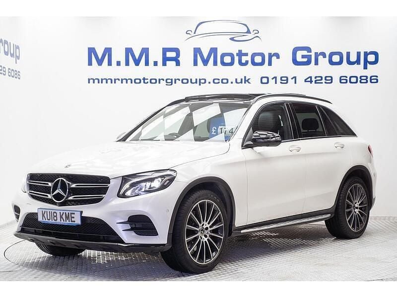 Used Mercedes GLC220 AMG line 2018 White Estate
