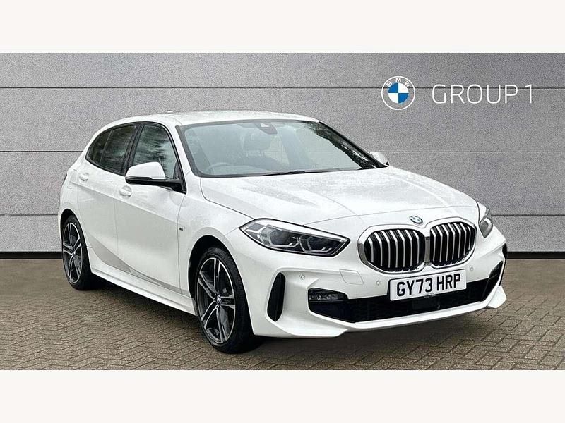White Used 2023 BMW 118 M Sport Hatchback | £22,495 (Fair price) - Image 1/4