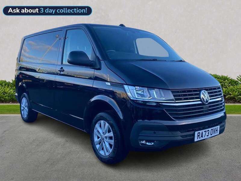 Black Used 2024 VW T6.1 Highline Van | £27,598 (Super price) - Image 1/4