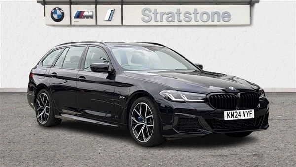 Black Used 2024 BMW 530e M Sport Estate | £39,950 (Expensive) - Image 1/3