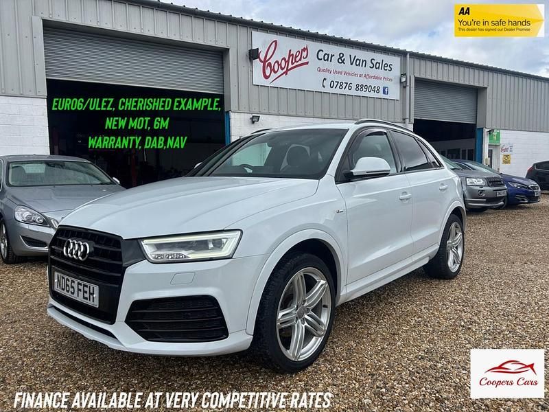 White Used 2015 Audi Q3 S-line plus SUV | £11,495 (A bit pricey) - Image 1/4