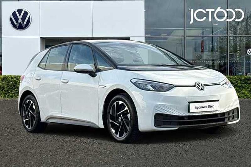 Used VW ID.3 Pro Performance 150 kW (204 HP) 2022 White Hatchback