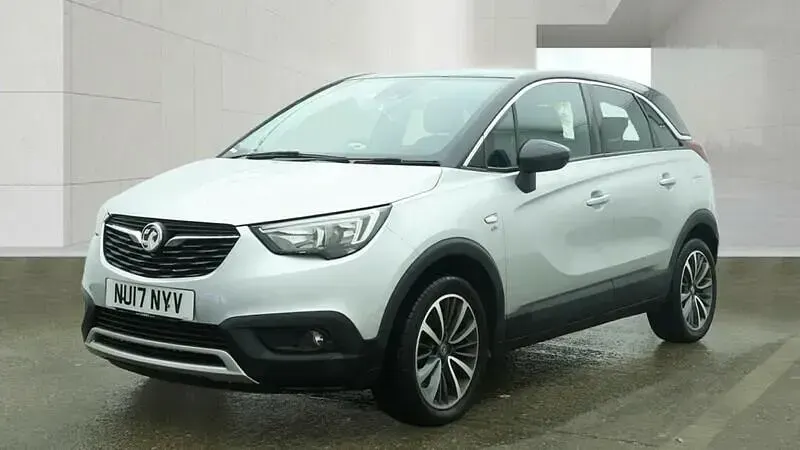 Used Vauxhall Crossland X Elite 110 HP (80 kW) 2017 Silver SUV