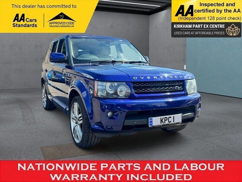 Blue Used 2010 Land Rover Range Rover Sport HSE SUV | £7,595 (Fair price) - Image 1/3