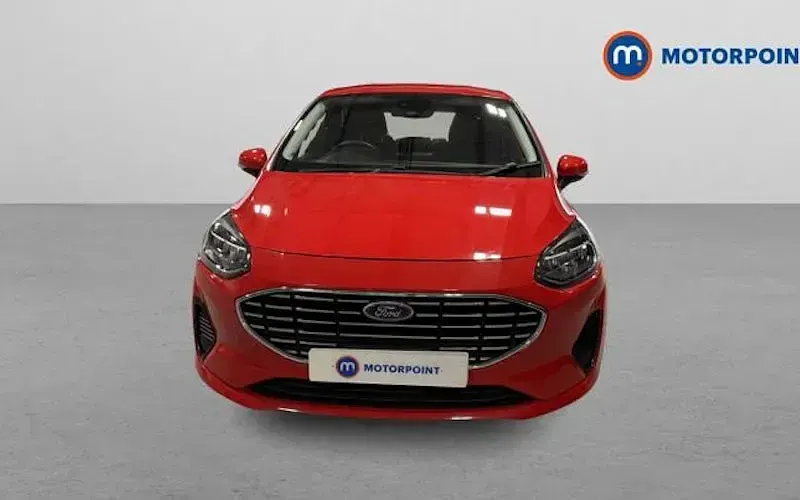 Usado Ford Fiesta Titanium 125 CV (91 kW) 2021 Rojo Utilitario