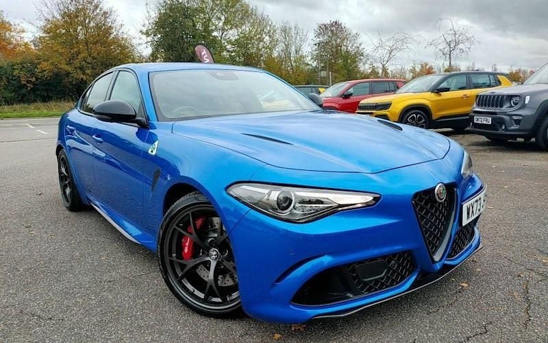 Blue Used 2022 Alfa Romeo Giulia Quadrifoglio Sedan | £69,995 - Image 1/4