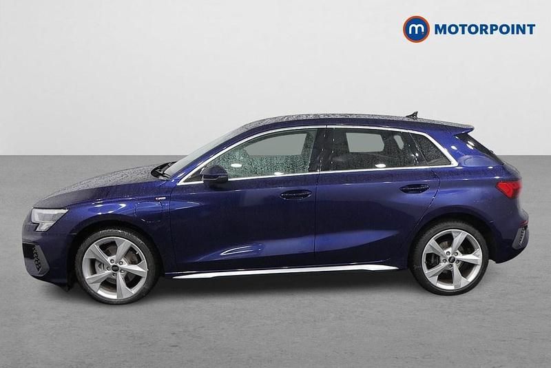 Used Audi A3 e-tron S-Line 2023 Blue Hatchback