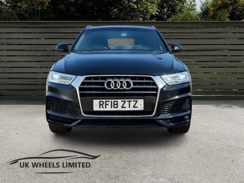Used Audi Q3 S-Line 150 HP (110 kW) 2018 Black SUV