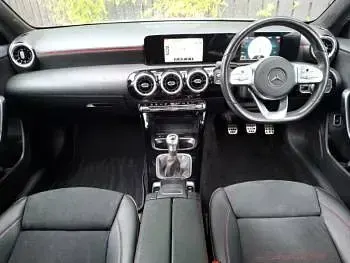Used Mercedes A200 AMG line 163 HP (119 kW) 2019 White Coupe