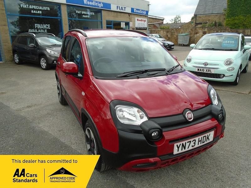 Red Used 2023 Fiat Panda Red Hatchback | £12,495 (Fair price) - Image 1/4