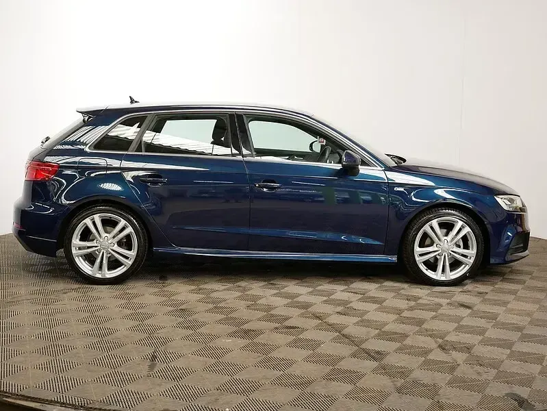 Used Audi A3 S-Line 150 HP (110 kW) 2020 Blue Sedan
