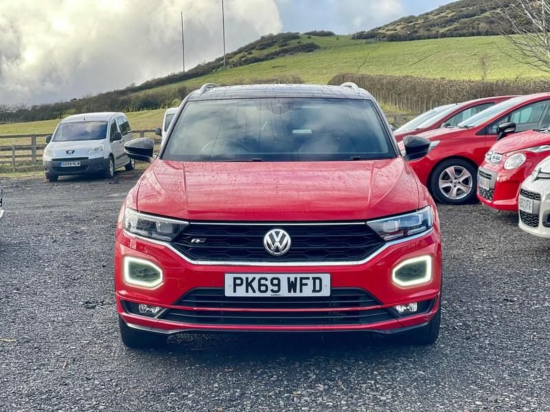 Used VW T-Roc R-line 150 HP (110 kW) 2019 Red SUV