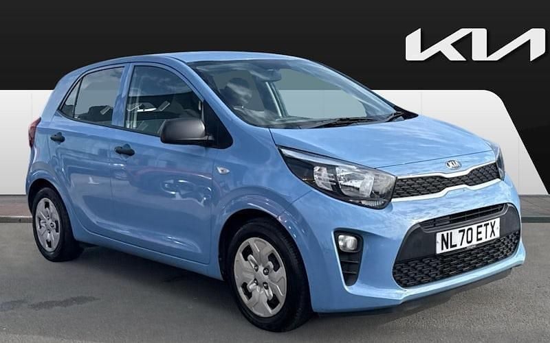 Used Kia Picanto 67 HP (49 kW) 2020 Blue Hatchback