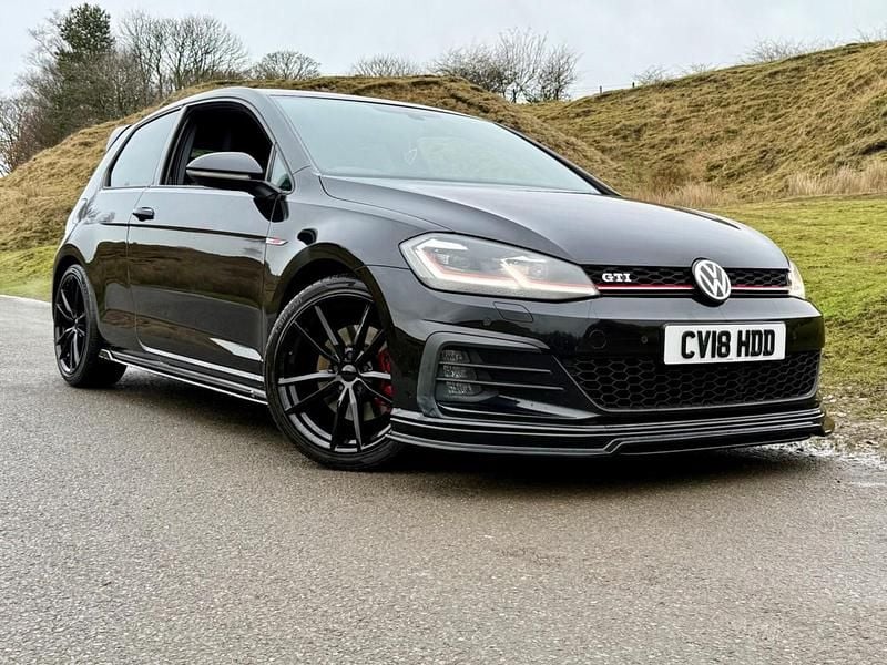 Black Used 2018 VW Golf VII GTI Hatchback | £14,497 (Fair price) - Image 1/4