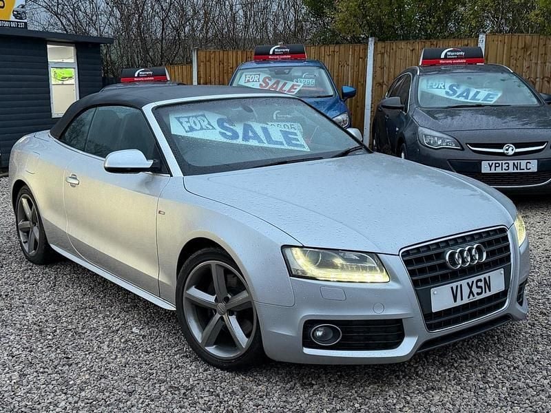 Silver Used 2009 Audi A5 Cabriolet S-Line Cabriolet | £2,495 (Good price) - Image 1/4