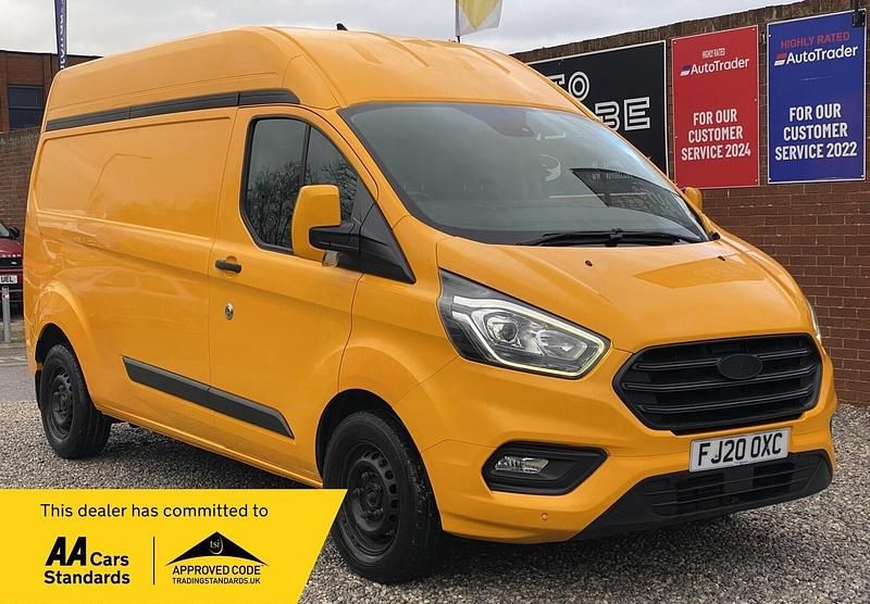 Used Ford Transit Custom Trend 130 HP (95 kW) 2020 Yellow Van