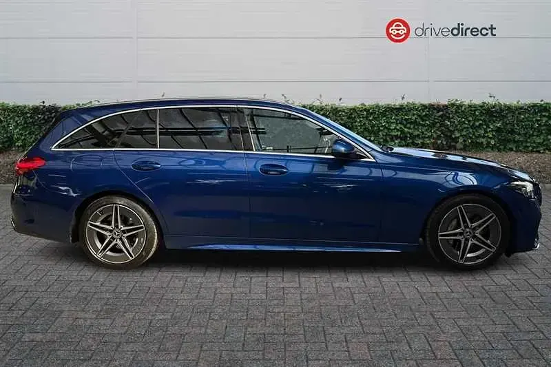Used Mercedes C200 AMG line 2023 Blue Estate