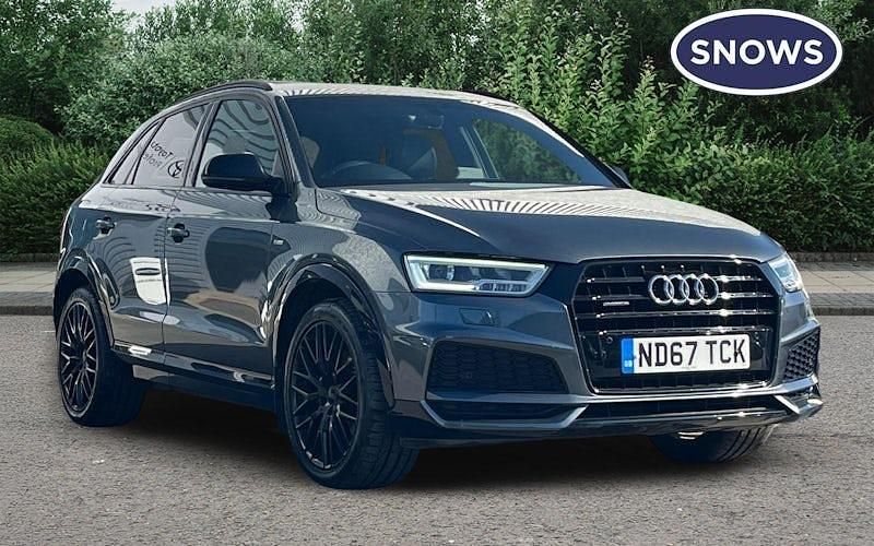 Usado Audi Q3 Black Edition 184 HP (135 kW) 2018 Cinzento SUV