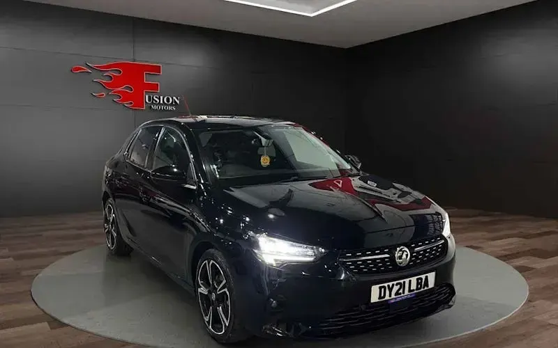 Used Vauxhall Corsa Elite 101 HP (74 kW) 2021 Black Hatchback