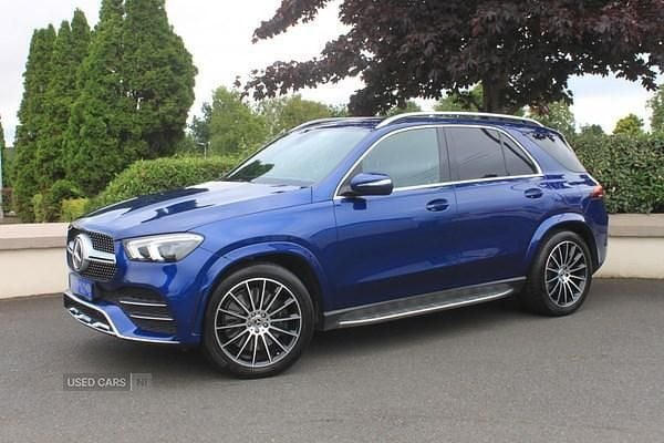 Blue Used 2022 Mercedes GLE350 AMG Line Premium Estate | £42,995 (Expensive) - Image 1/4