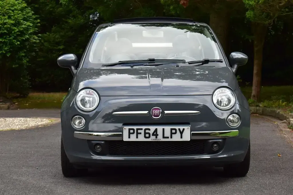 Used Fiat 500 Lounge 2015 Grey Cabriolet