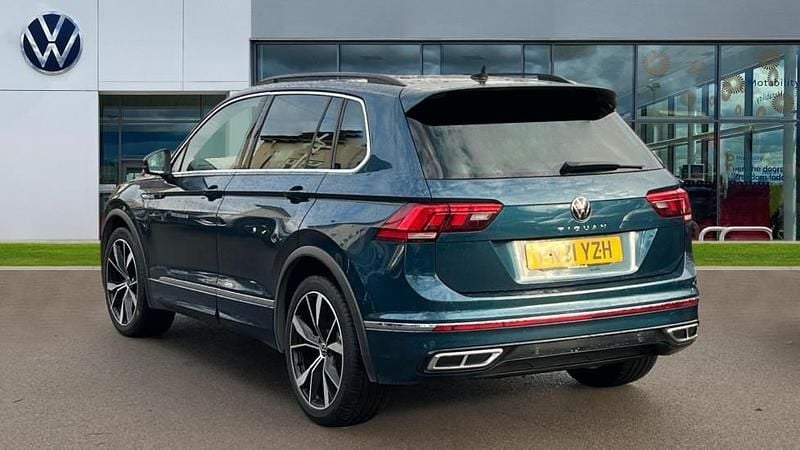 Used VW Tiguan R-line 150 HP (110 kW) 2021 Blue SUV