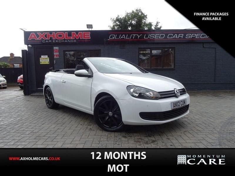 White Used 2012 VW Golf Cabriolet S Cabriolet | £2,995 (Fair price) - Image 1/4