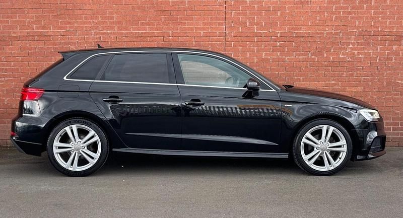 Used Audi A3 S-Line 150 HP (110 kW) 2019 Black Sedan