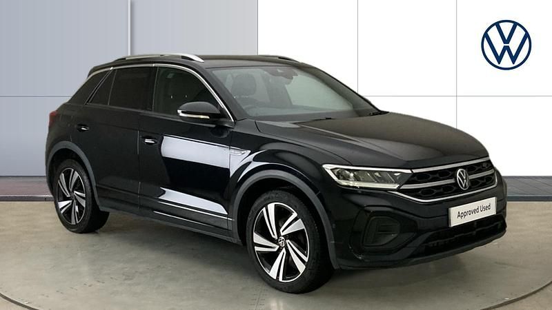 Black Used 2022 VW T-Roc R-line SUV | £20,299 (Fair price) - Image 1/3