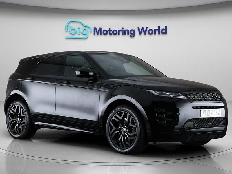 Black Used 2022 Land Rover Range Rover evoque SE Dynamic Estate | £25,700 (Good price) - Image 1/4