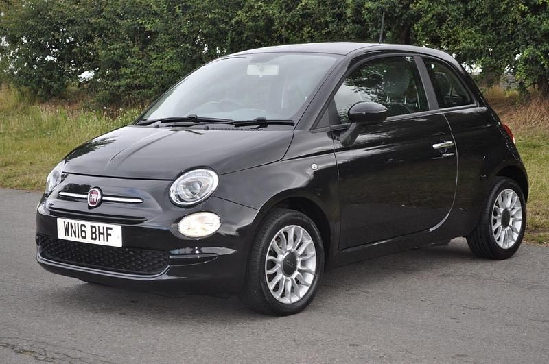 Black Used 2016 Fiat 500 Pop Star Hatchback | £5,995 (A bit pricey) - Image 1/4