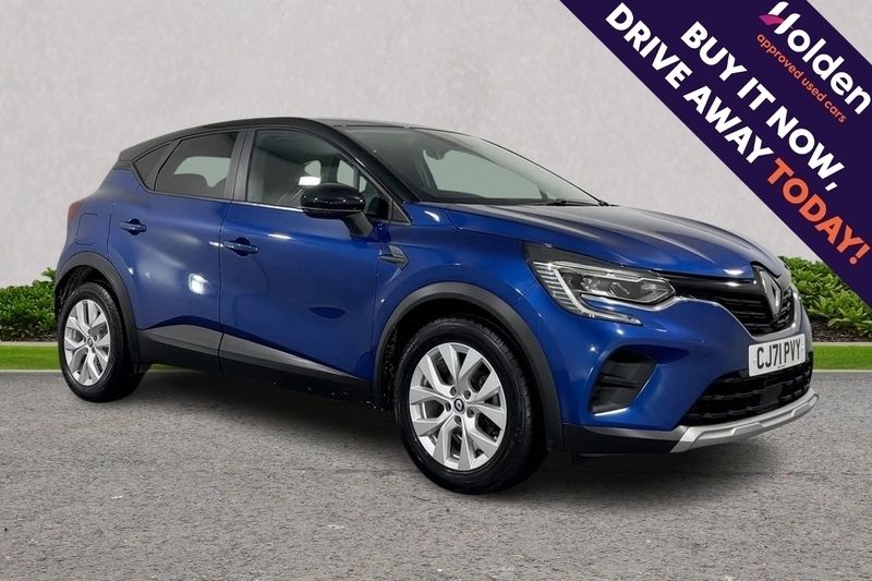 Blue Used 2022 Renault Captur Iconic SUV | £12,295 (Fair price) - Image 1/4