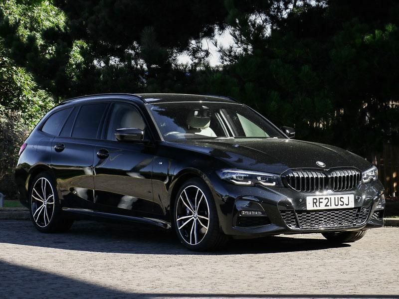 Black Used 2021 BMW 320 M Sport Estate | £27,998 (Fair price) - Image 1/4