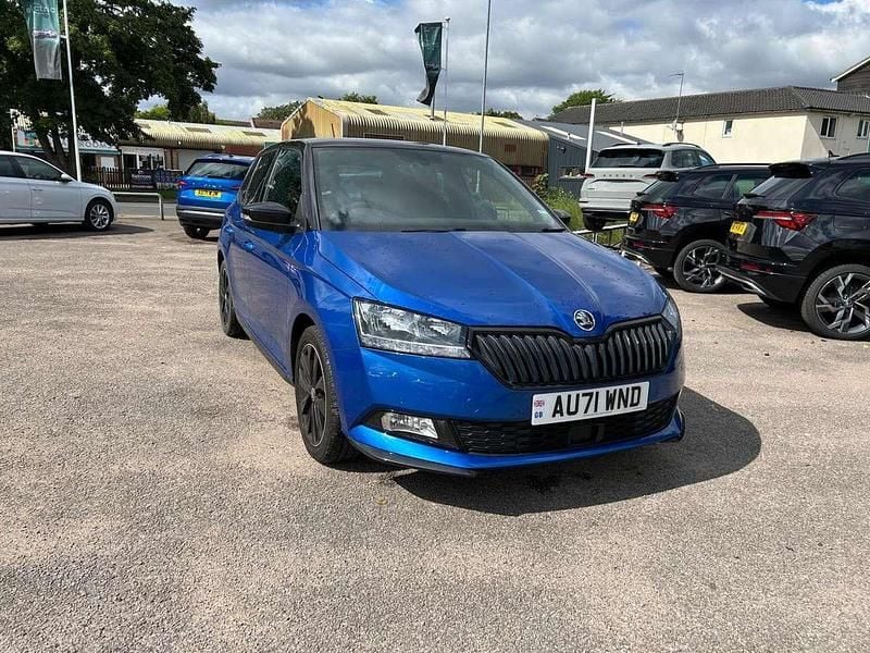 Blue Used 2021 Skoda Fabia Monte Carlo Hatchback | £12,890 (Fair price) - Image 1/3