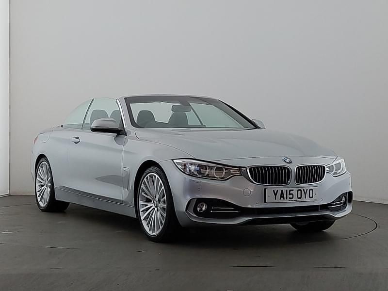 Silver Used 2015 BMW 430 Cabriolet Luxury Line Cabriolet | £13,498 (Fair price) - Image 1/4