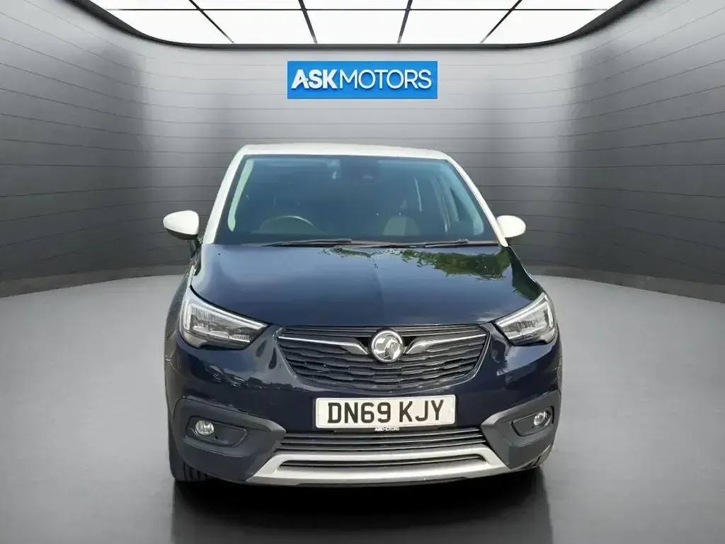 Used Vauxhall Crossland X Elite 102 HP (75 kW) 2019 Blue SUV